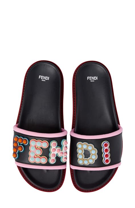 fendi sliders sale